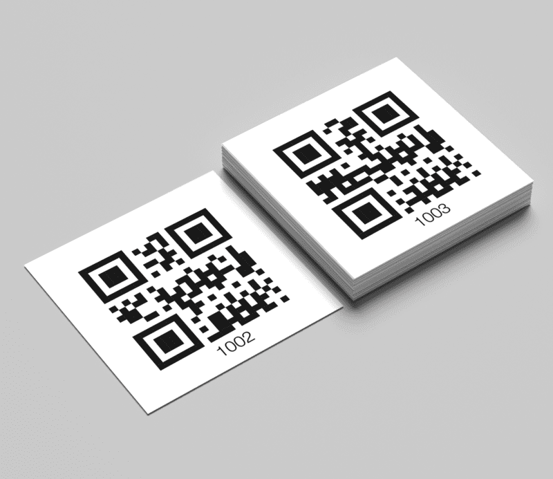 QR Code Stickers (Pack of 50)